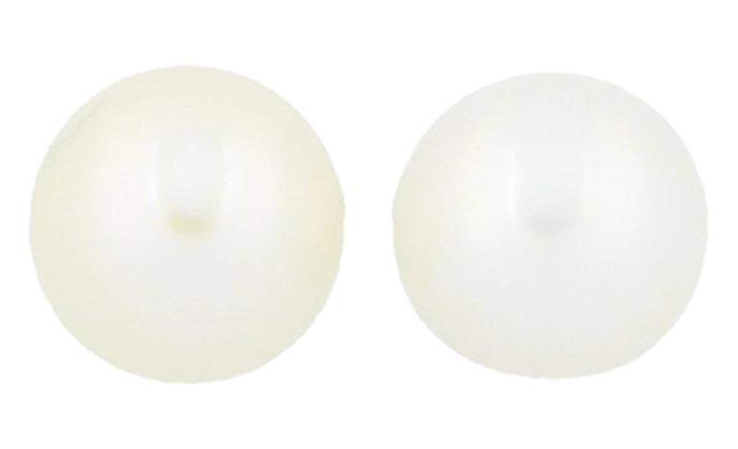 Ohrstecker Perle 5mm vergoldet