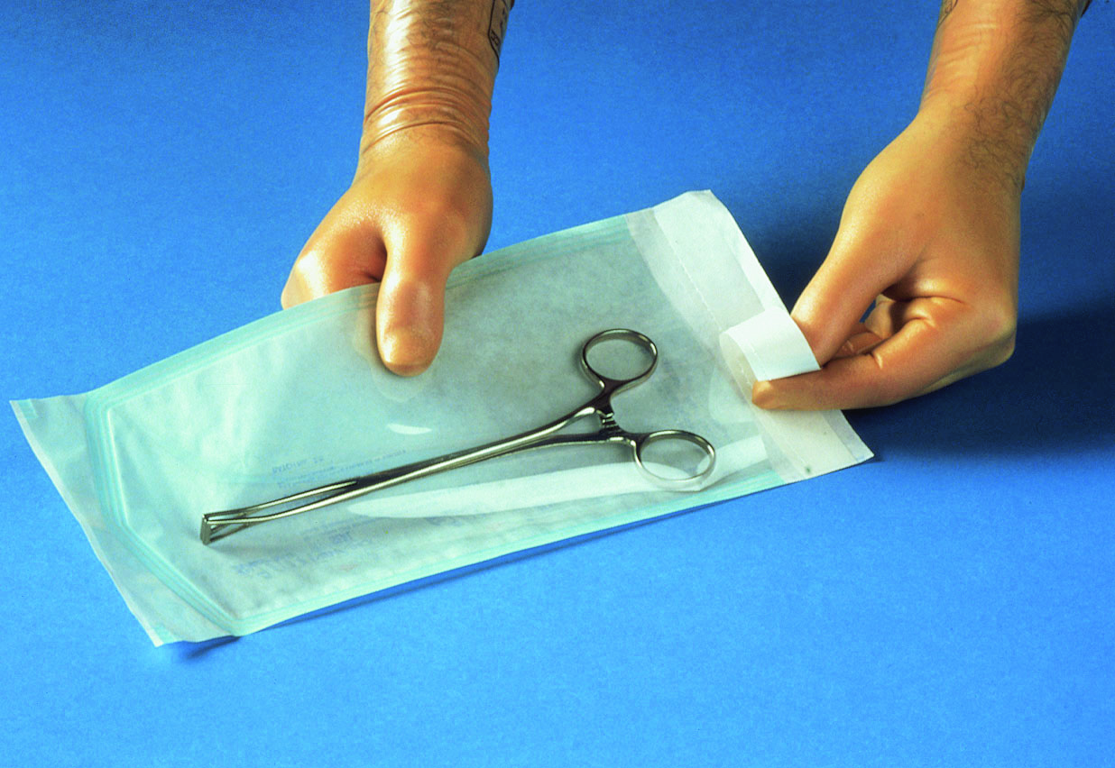 600205:Sterilisationsbeutel selbstklebend, Sterilisation, Aufbereitung, Steribeutel, Steri