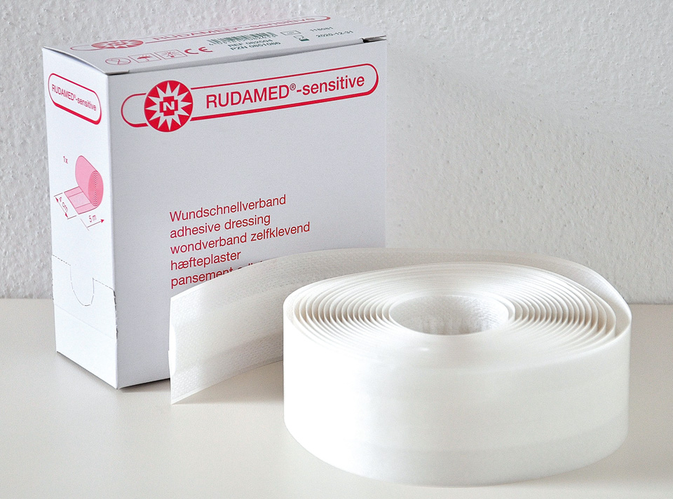 082506:RUDAMED® sensitive, Schnellverband, Verband, Wundverband, Verbandrolle, Pflaster 082506:RUDAMED® sensitive, Schnellverband, Verband, Wundverband, Verbandrolle, Pflaster