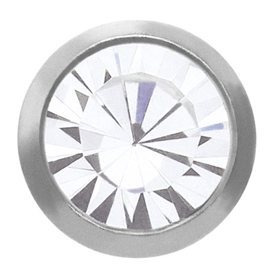 OHRSTECKER APRIL KRISTALL 2MM