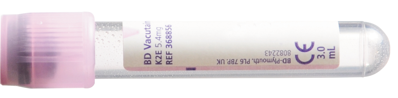 368856:BD Vacutainer EDTA - Röhrchen, Blutabnahme, 368856:BD Vacutainer EDTA - Röhrchen, Blutabnahme,