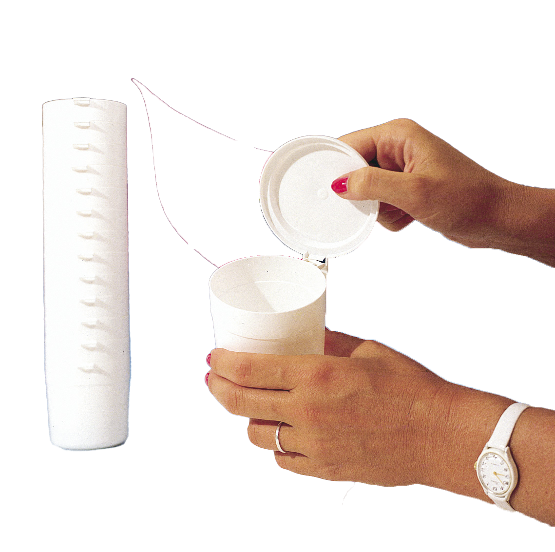 H75001:Einweg Sputumbecher, Becher, Dose, Patientenbecher H75001:Einweg Sputumbecher, Becher, Dose, Patientenbecher