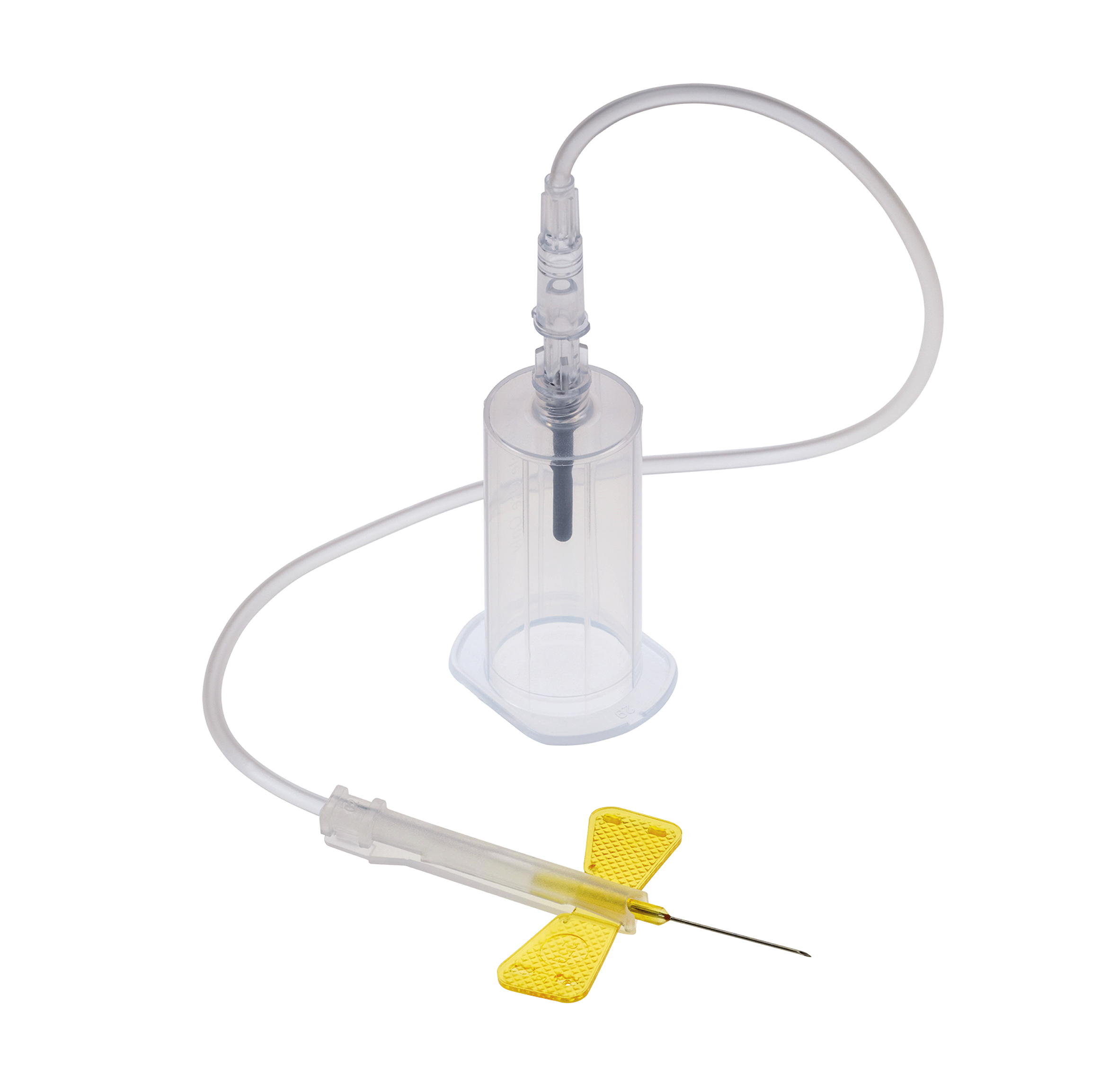 Unistik Shieldlock Sicherheitsblutentnahmeset mit Luer Adapter und Halter, Blutabnahmeset