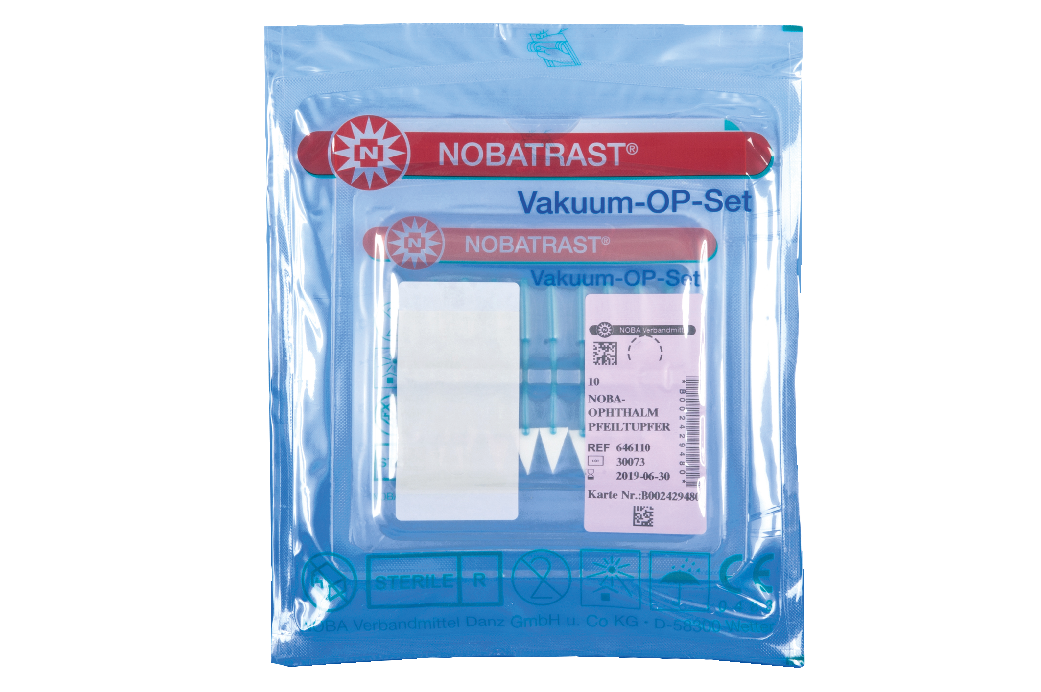646110:NOBAOPHTALM® Augentupfer keilförmig - Steril