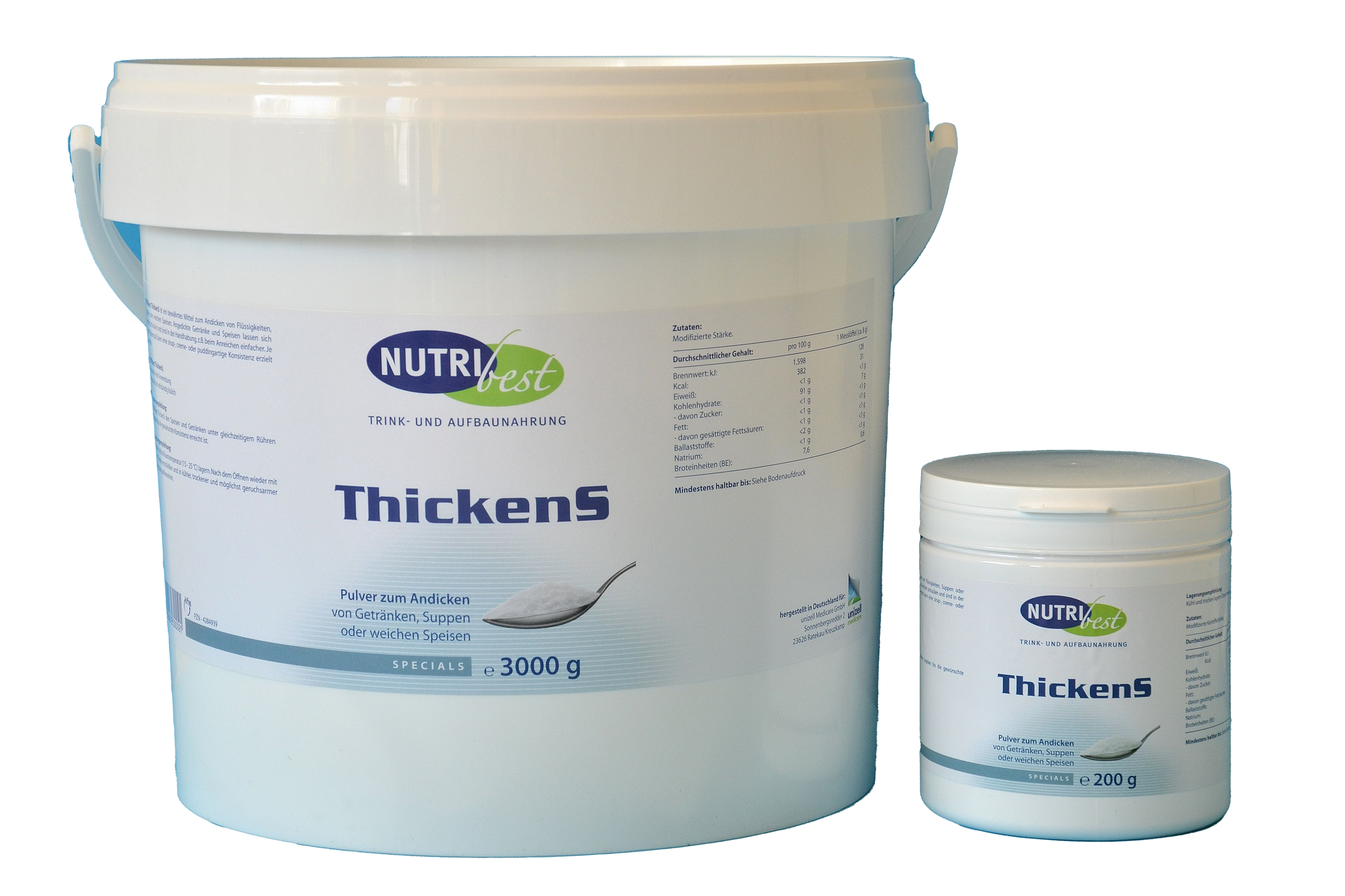 4282969E:NUTRIBEST ThickenS Andickungsmittel, Verdickungsmittel, Bindemittel