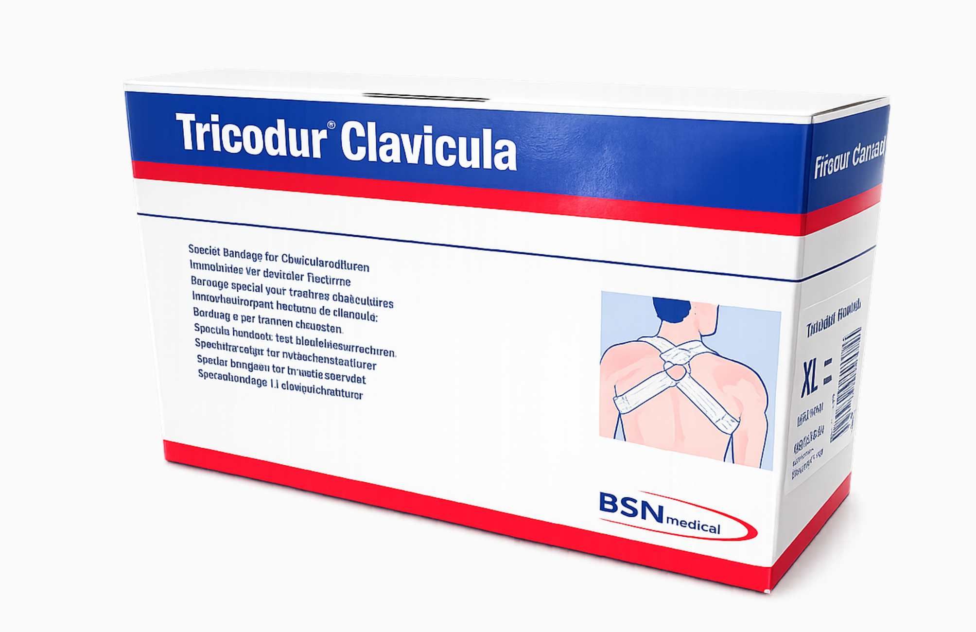 TRICODUR CLAVICULA M, Schlüsselbeinbandage