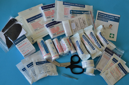 9322:Erste-Hilfe Koffer Typ 1, Verbandkasten, Notfallkoffer, gefüllt oder leer und Nachfüllpackung