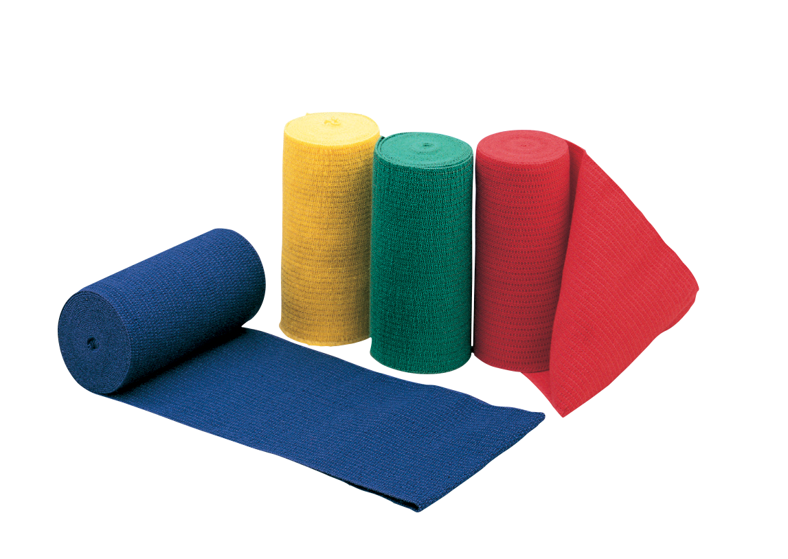 Color Bandagen, Sportbandage, Farbige Binde, elastische Binde, Servosport