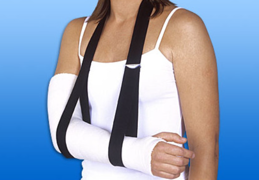 Armtragetuch, Armgurt, Armstütze,