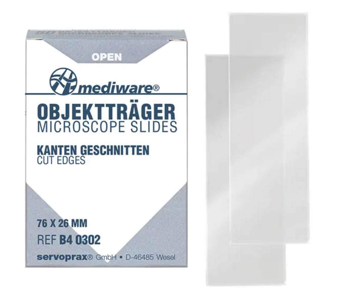 Objektträger Standard, Mikroskopträger, Trägerglas