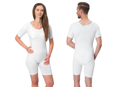 4695001L:Pflegebody mit Rückenreißverschluss 4695001L:Pflegebody mit Rückenreißverschluss