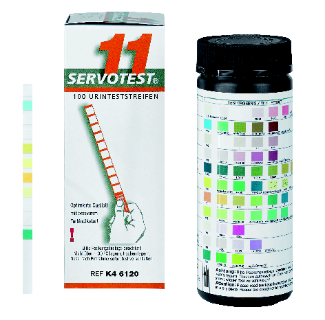 K46120:SERVOTEST® 11 Urinteststreifen