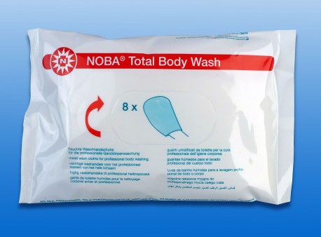 NOBA Total Body Wash – Feuchter Waschhandschuh, Reinigungshandschuh
