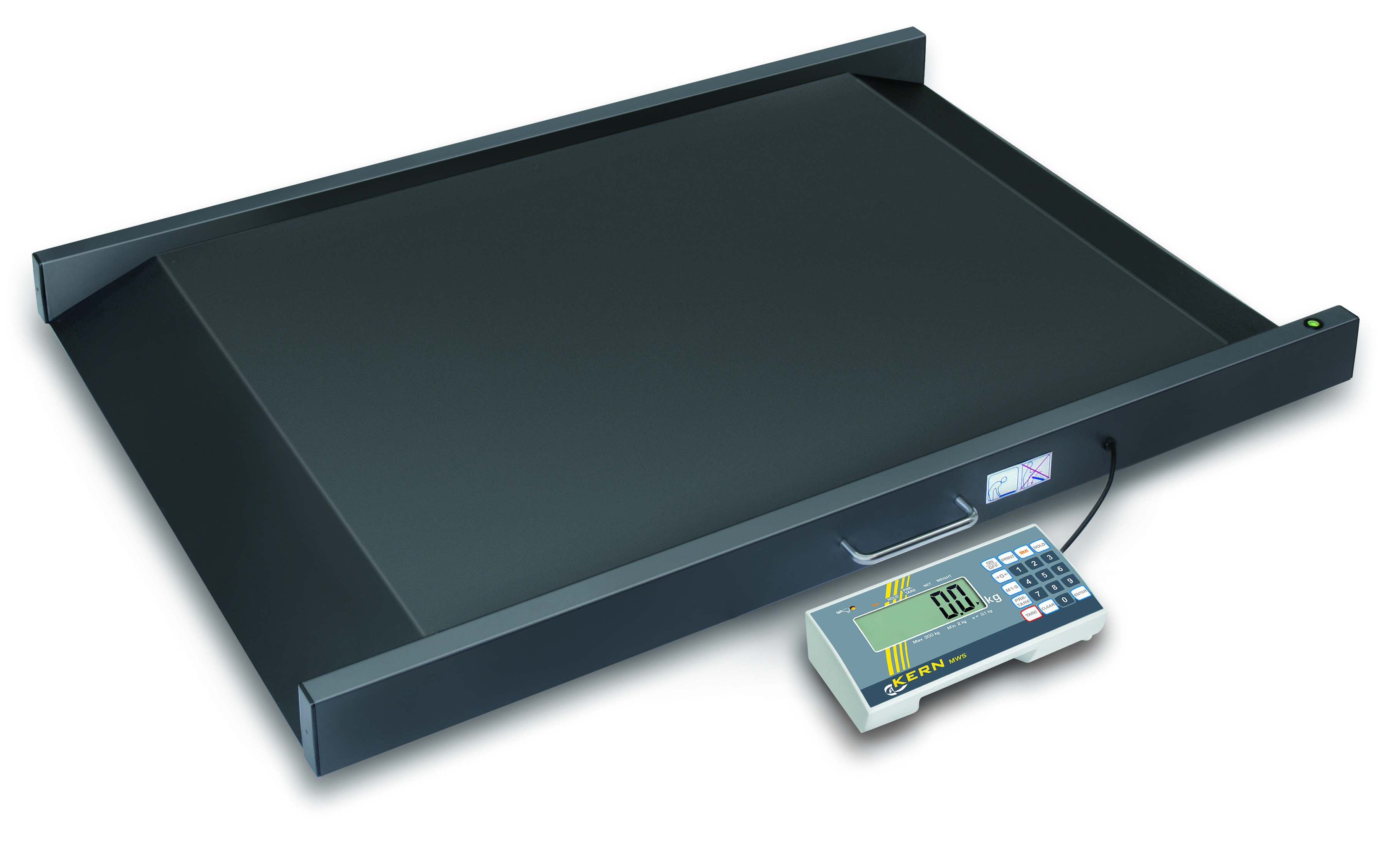 KERN MWS Rollstuhlwaage, Waage für Rollstühle, 

Rollstuhl-Bodenwaage