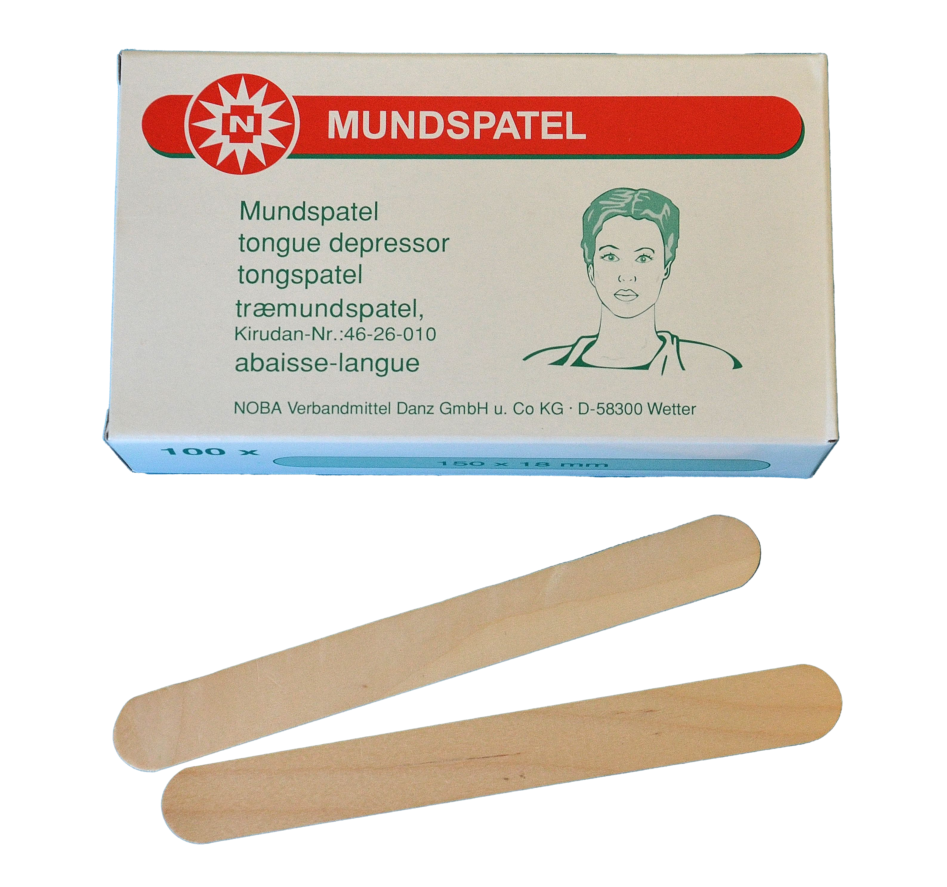 922400:NOBA Holzmundspatel, Holzzungenspatel, Zungenspatel