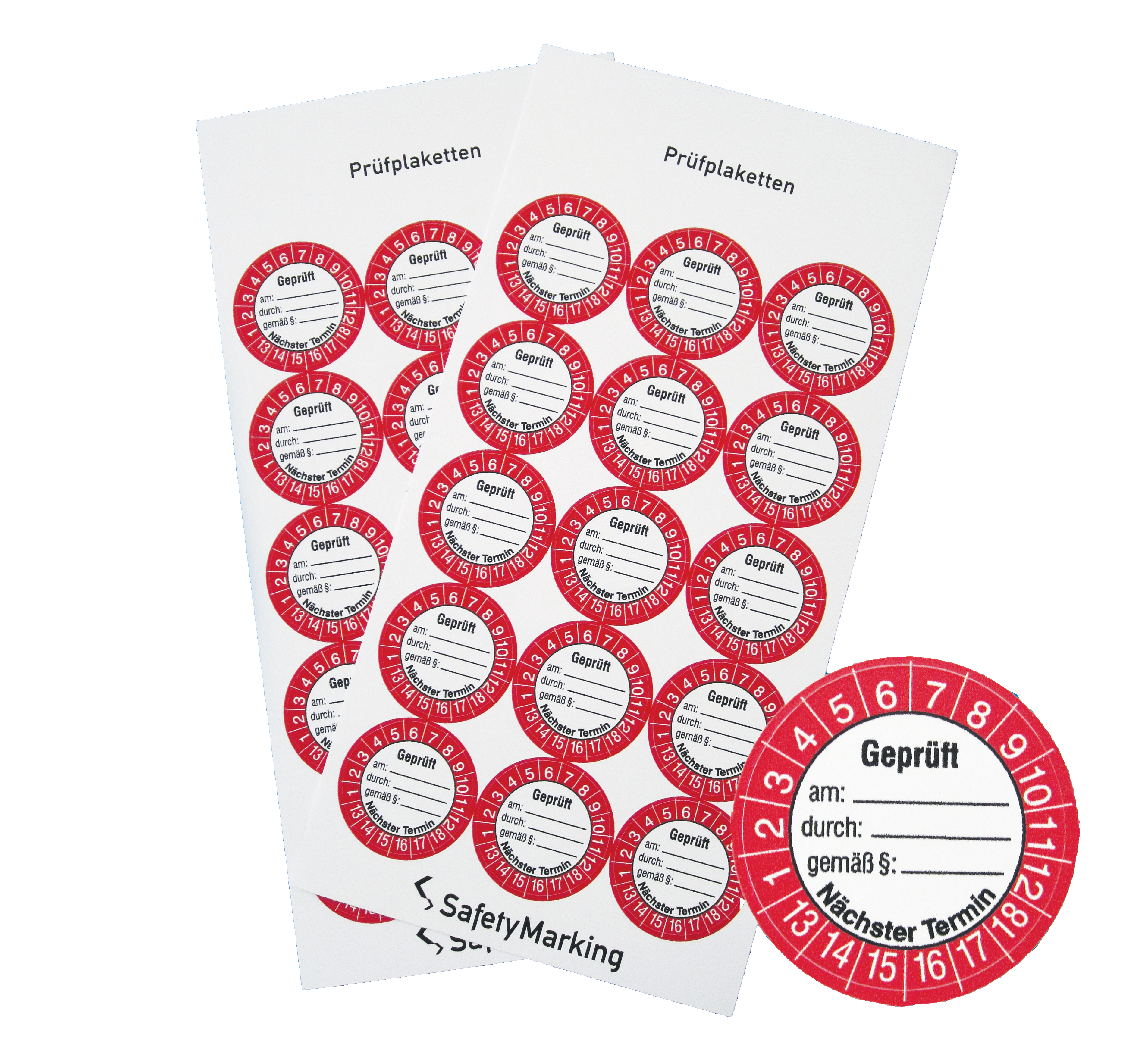 565982:Prüfplaketten für Erste-Hilfe Koffer, Prüfsticker