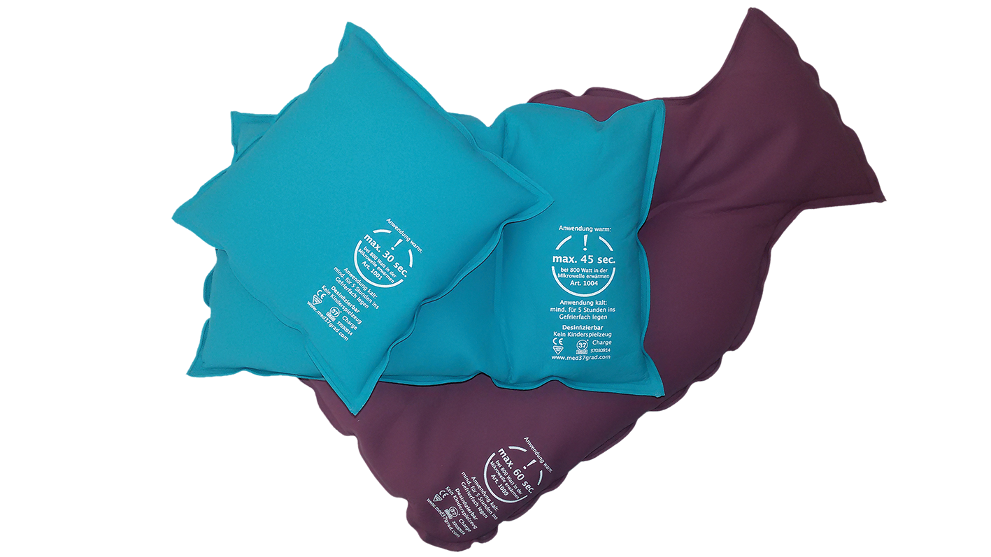 37G1009:Traubenkernkissen, Wärmekissen, Kältekissen