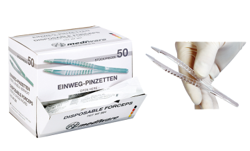 Einmal-Pinzetten – steril, Pinzette, anatomische Pinzette, Einmalpinzette
